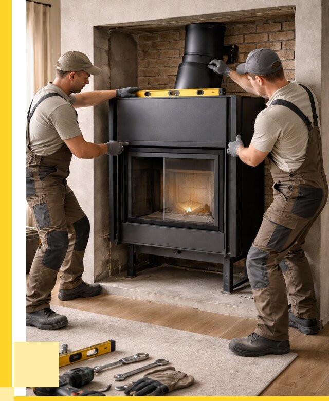 Установка каминных топок в Ртищеве под ключ от 18387 р. | ЭриданРтщ