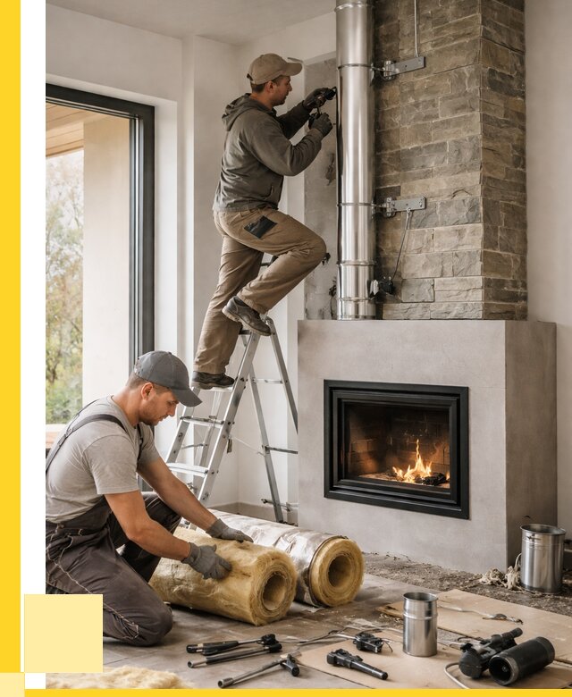 Монтаж дымоходов для каминов в Ртищеве от 15323 р. ЭриданРтщ