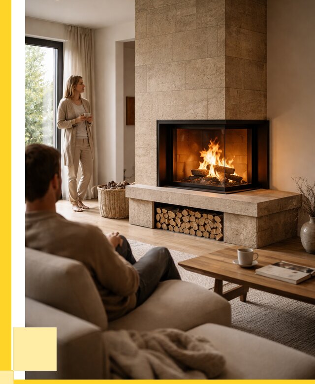 Угловые камины из кирпича установка в Ртищеве от 153225 р. ЭриданРтщ