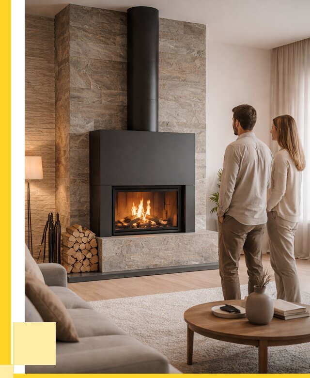 Закрытые камины под ключ в Ртищеве от 122580 р., ЭриданРтщ