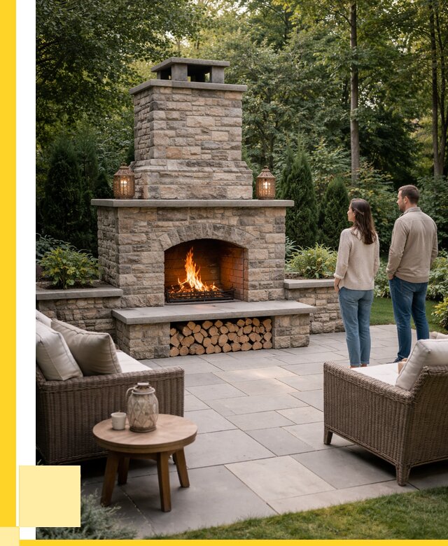 Уличные камины из кирпича в Ртищеве от 153225 р. | ЭриданРтщ