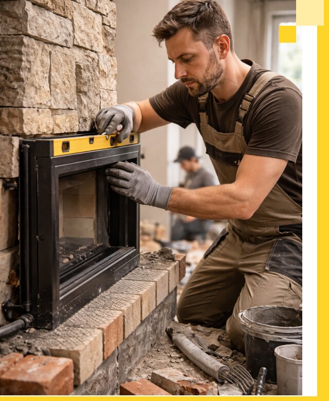 Дровяные камины под ключ в Ртищеве: монтаж, обустройство