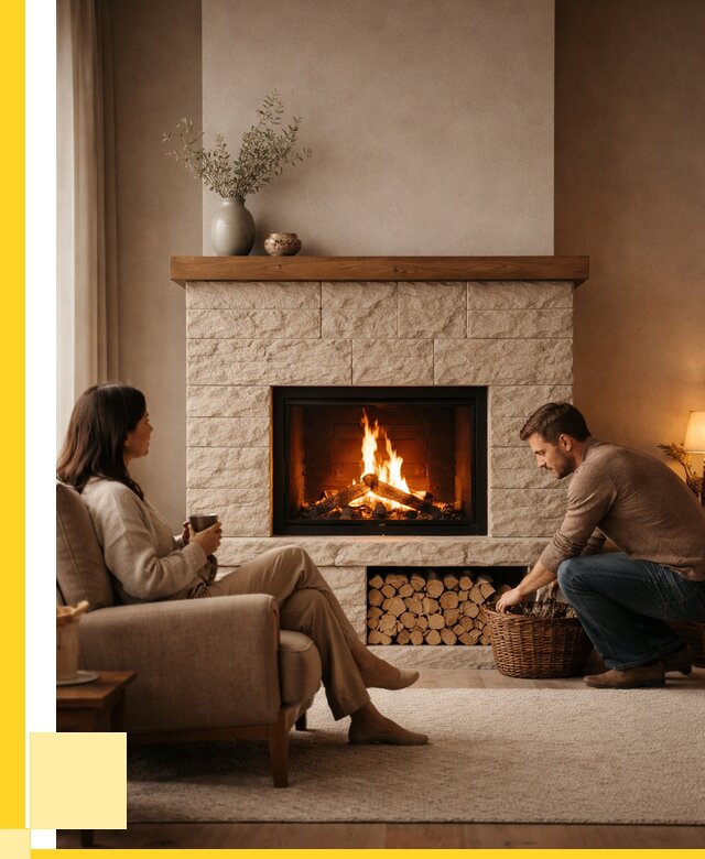 Камины для дома в Ртищеве под ключ от 153225 р. | ЭриданРтщ