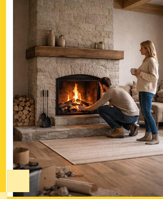 Камины для загородного дома в Ртищеве от 357525 р., ЭриданРтщ