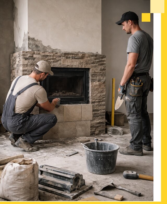 Камины под ключ в Ртищеве: проект, изготовление и монтаж