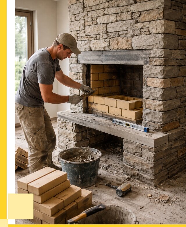 Кладка каминов и камина в Ртищеве от 25538 р. ЭриданРтщ