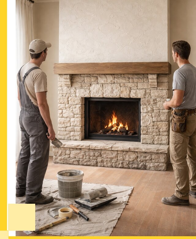 Отделка каминов в Ртищеве от 6640 р. под ключ | ЭриданРтщ