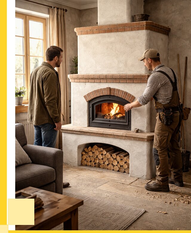 Печи камины в Ртищеве: кирпичные, изразцовые от 61290 р. | ЭриданРтщ