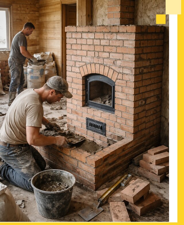 Профессиональное строительство печей в Ртищеве под ключ
