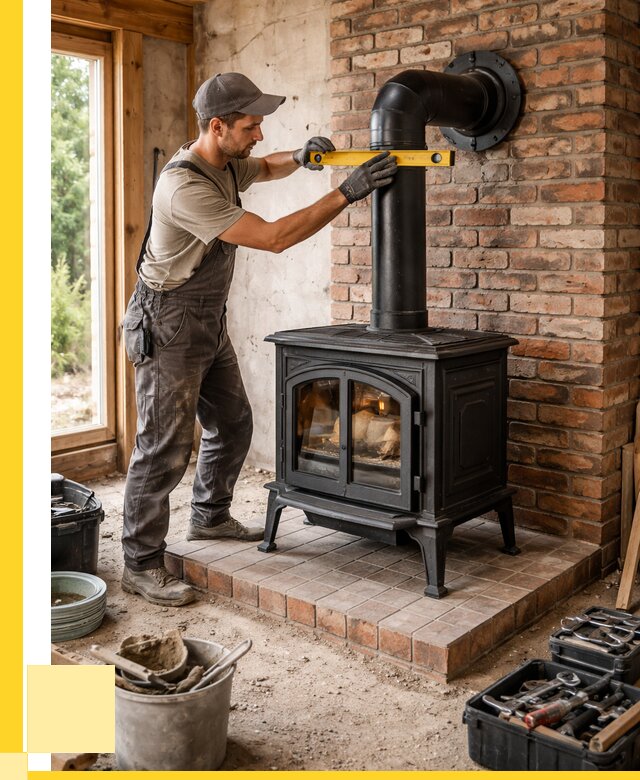 Монтаж печей установка банной печи в Ртищеве от 15323 р. | ЭриданРтщ