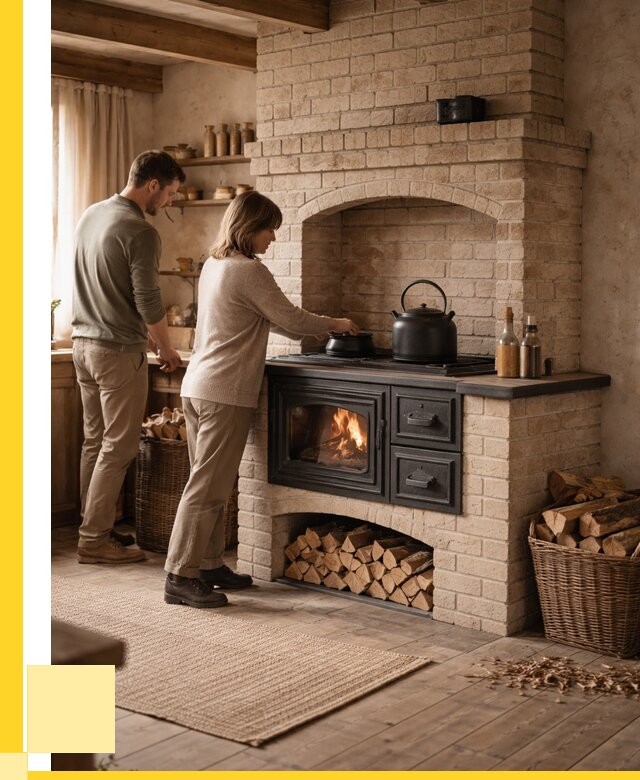 Печи с плитой в Ртищеве от 45968 р. | ЭриданРтщ — кирпичная печь