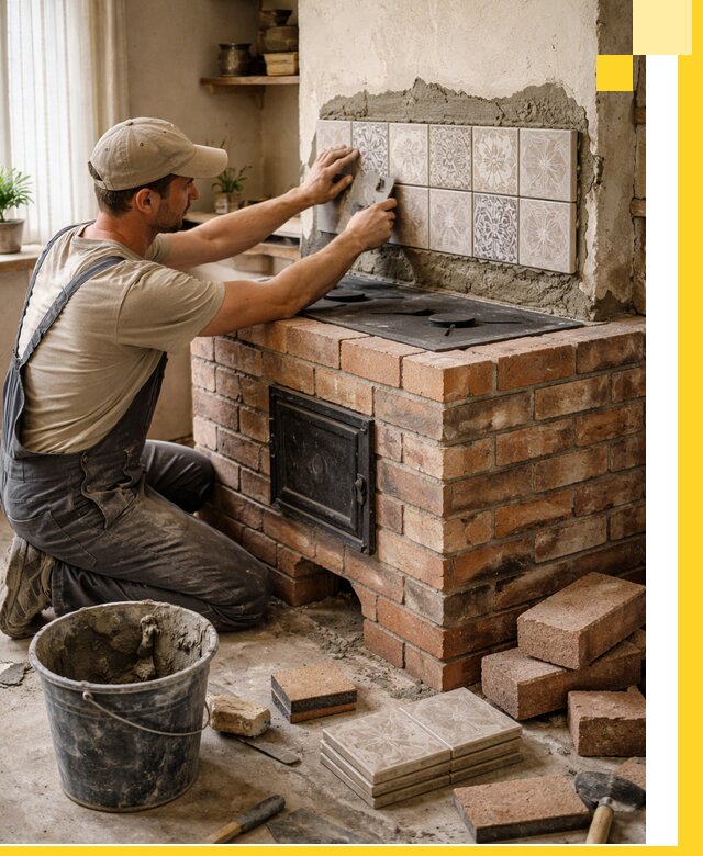 Печи с плитой на заказ монтаж гарантия и сервис в Ртищеве