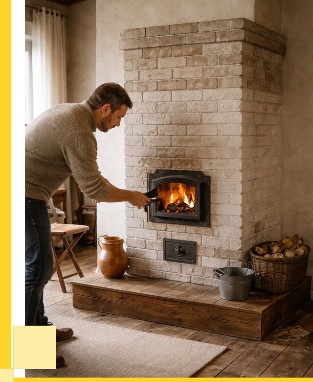 Печь голландка из кирпича в Ртищеве от 86828 р. | ЭриданРтщ