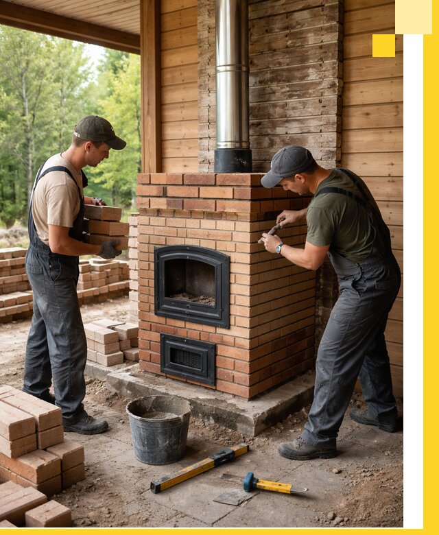 Производство и установка дачных печей под ключ в Ртищеве