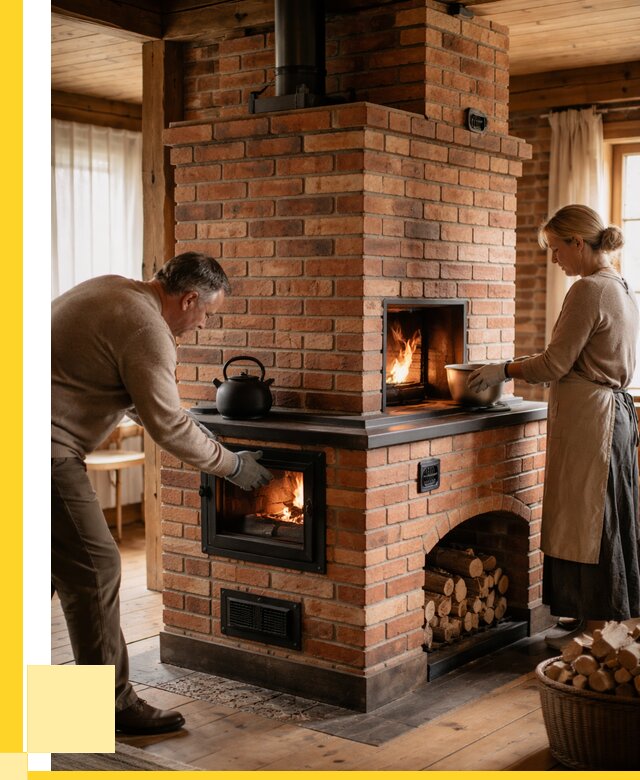 Печи для загородного дома под ключ в Ртищеве от 81720 р. | ЭриданРтщ