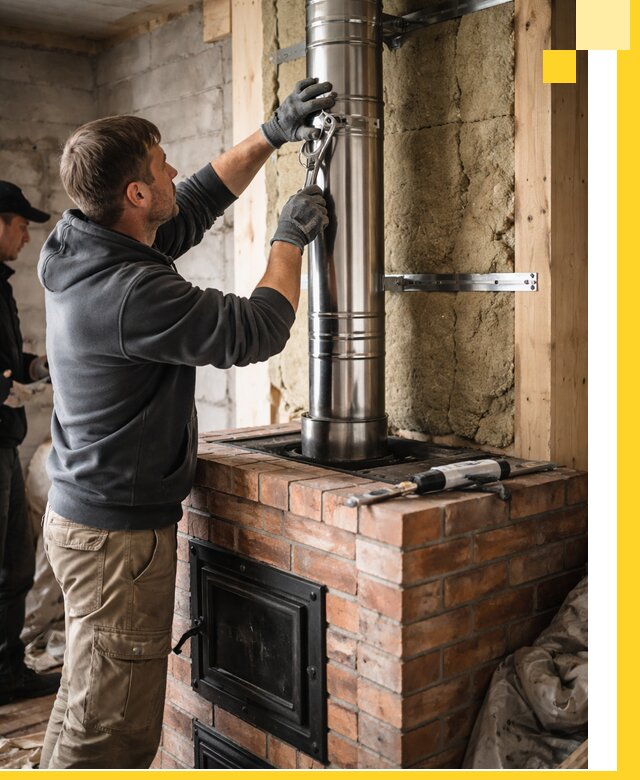 Изготовление и монтаж печей и дымоходов под ключ в Ртищеве