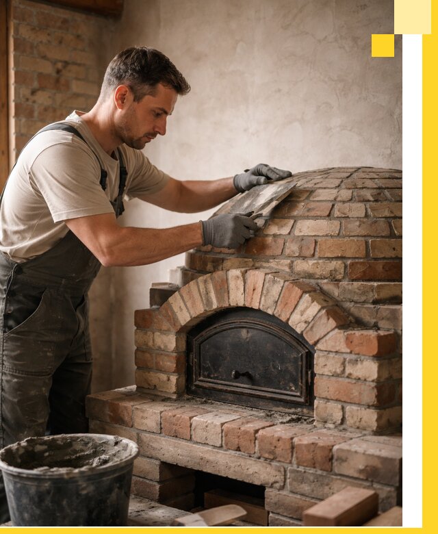 Изготовление и монтаж помпейских печей на заказ в Ртищеве