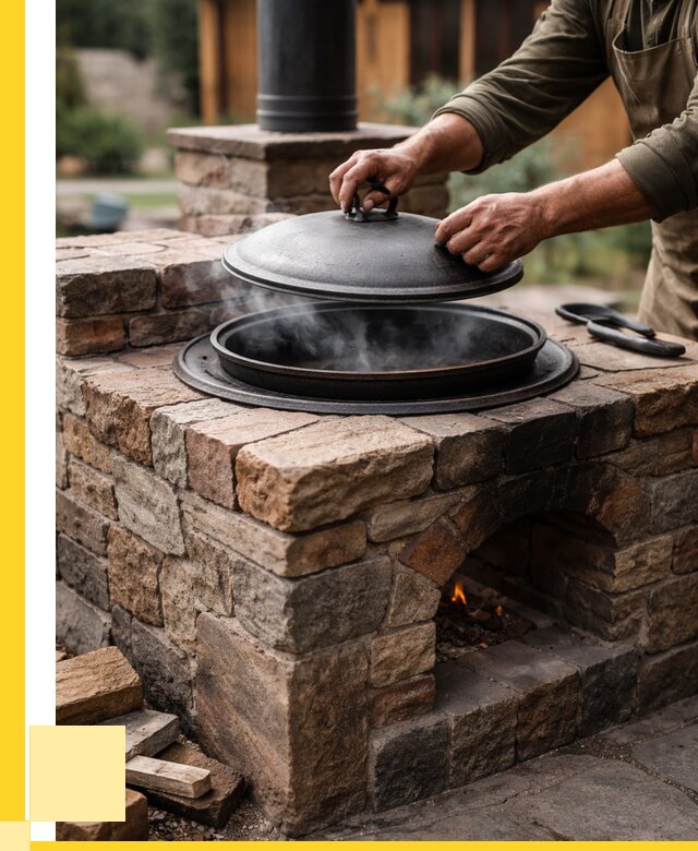 Печи для казана в Ртищеве по цене от 18387 р. | ЭриданРтщ