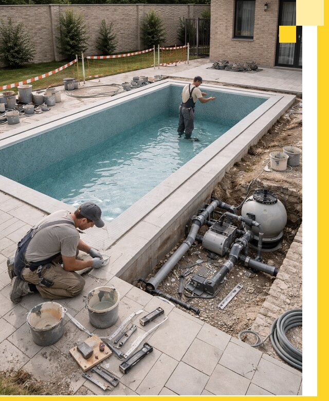 Строительство бассейнов под ключ в Ртищеве: проекты и монтаж