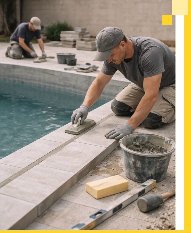 Отделка бассейнов в Ртищеве: декоративная отделка и гидроизоляция