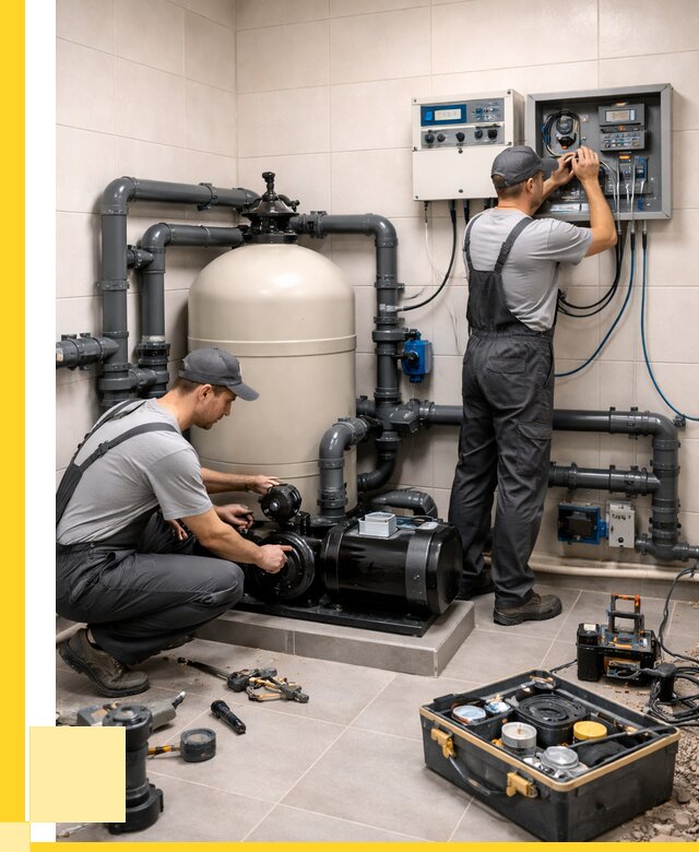 Монтаж оборудования для бассейнов в Ртищеве от 40860 р. | ЭриданРтщ