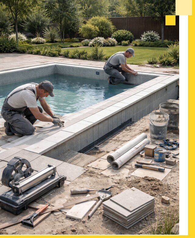 Строительство открытых бассейнов под ключ в Ртищеве профессионально