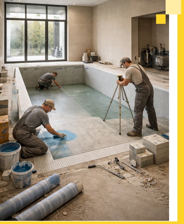 Проект и строительство закрытых бассейнов в Ртищеве под ключ