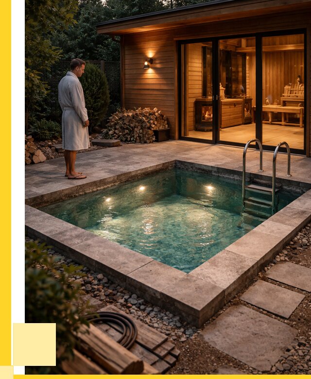 Бани с бассейном под ключ в Ртищеве от 97043 р. | ЭриданРтщ