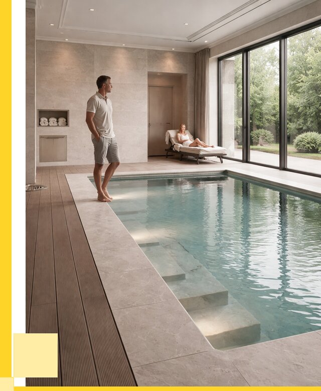 Бассейны в коттедже под ключ в Ртищеве от 1225800 р. | ЭриданРтщ