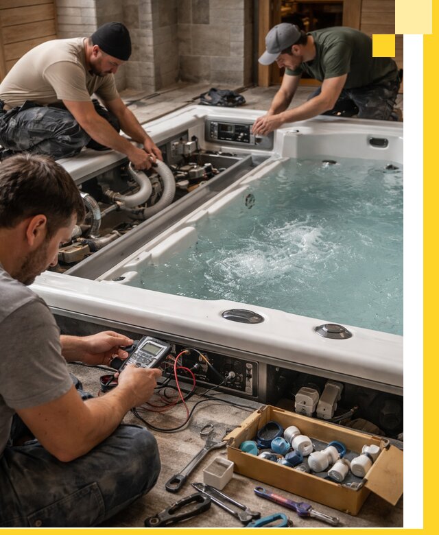 Гидромассажные бассейны под ключ в Ртищеве, дизайн и монтаж