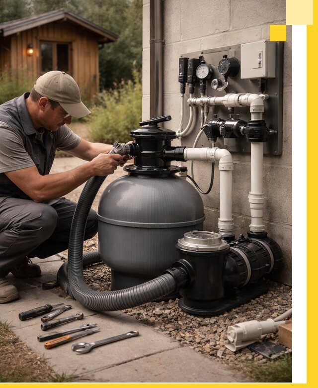 Продажа и монтаж фильтров и насосов для бассейнов в Ртищеве