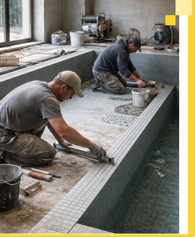 Строительство бассейна в частном доме в Ртищеве под ключ