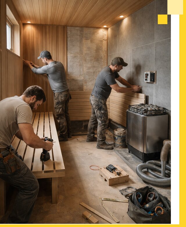 Сауны под ключ в Ртищеве, проектирование, строительство, отделка