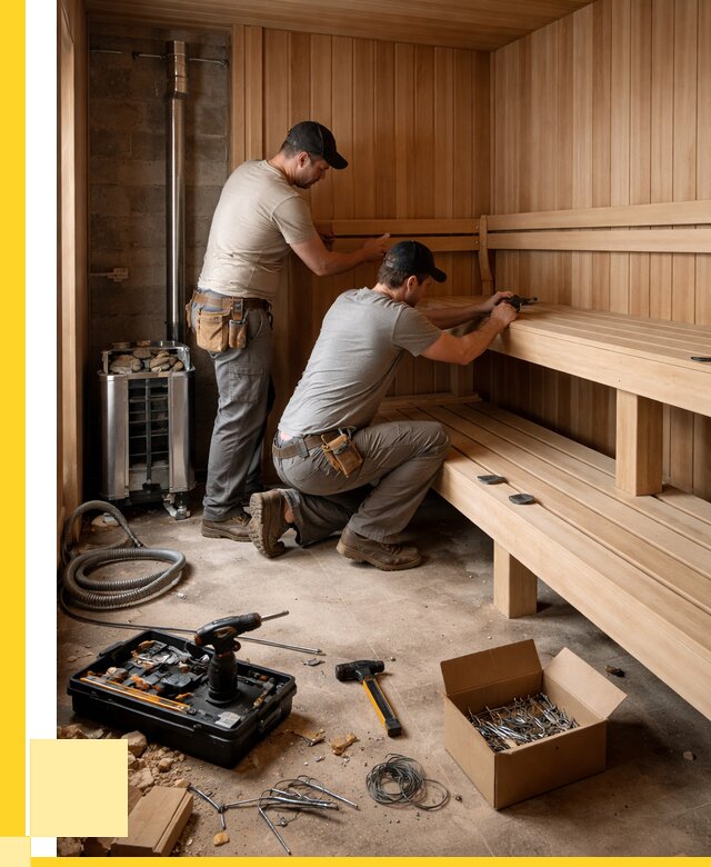 Монтаж саун под ключ в Ртищеве от 122580 р. | ЭриданРтщ