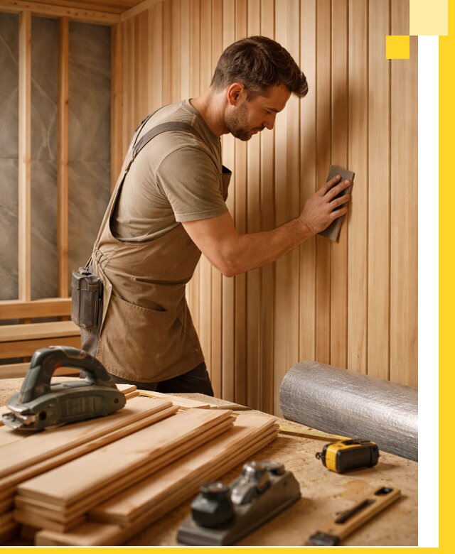 Профессиональная отделка саун и парных под ключ в Ртищеве