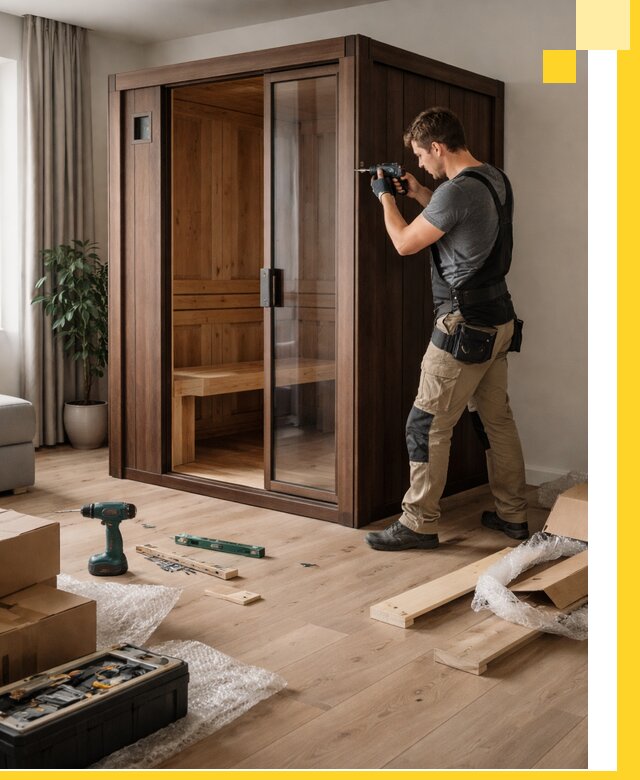 Установка и производство мини саун под ключ в Ртищеве