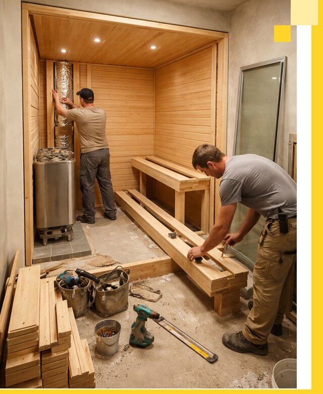 Проектирование и установка домашних саун под ключ в Ртищеве