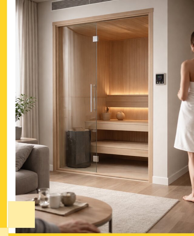 Сауна в квартире под ключ в Ртищеве от 122580 р. ЭриданРтщ