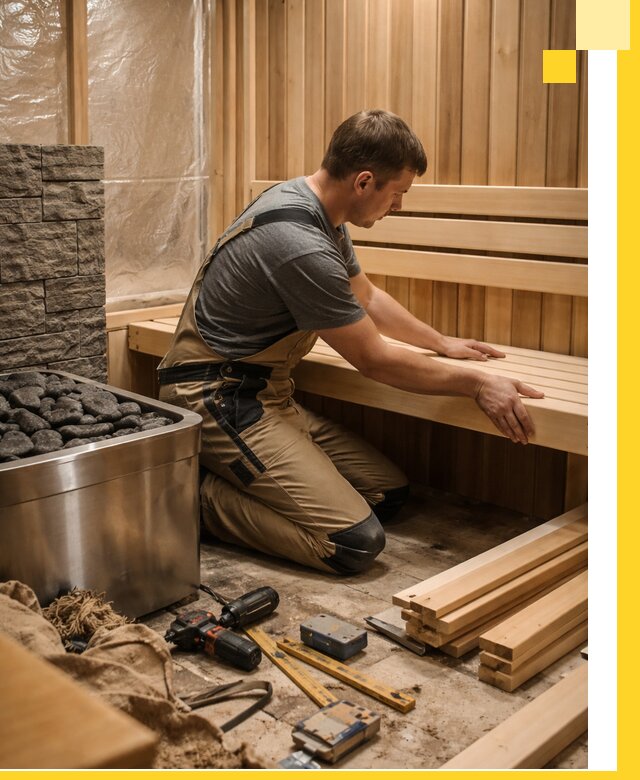 Сауны для дома под ключ с проектированием и монтажом в Ртищеве