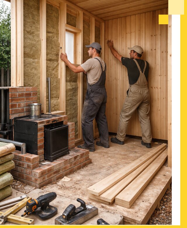 Строительство и установка дачных саун под ключ в Ртищеве