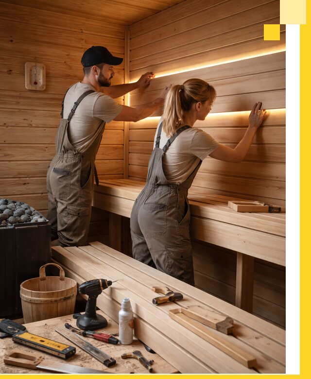 Дизайн саун и бань под ключ с индивидуальным проектом в Ртищеве