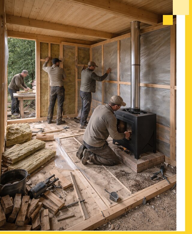 Профессиональный монтаж бань под ключ в Ртищеве для дома