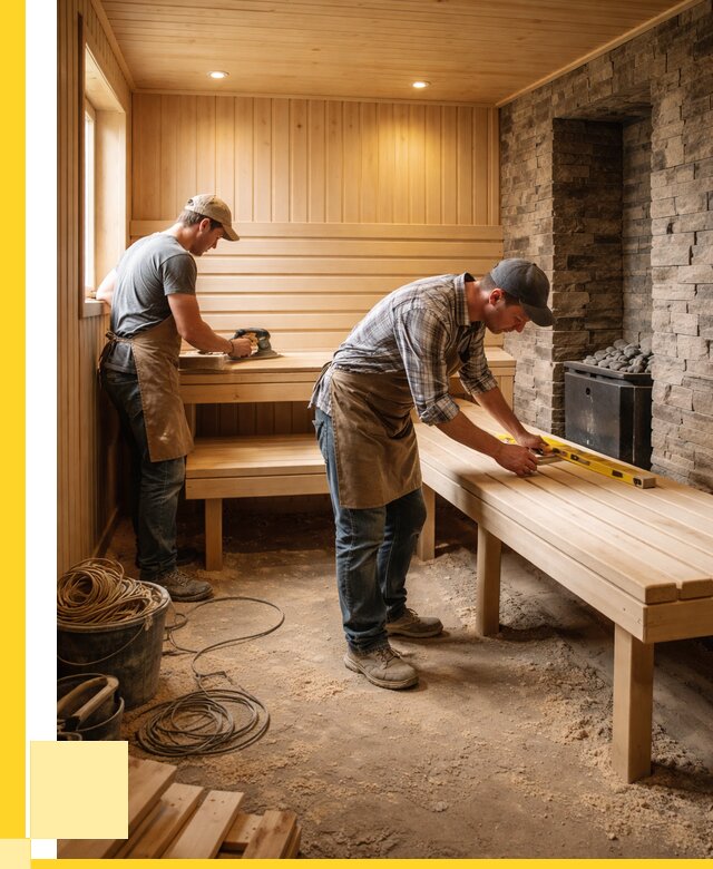 Отделка бани в Ртищеве: внутренняя отделка от 3065 р. | ЭриданРтщ