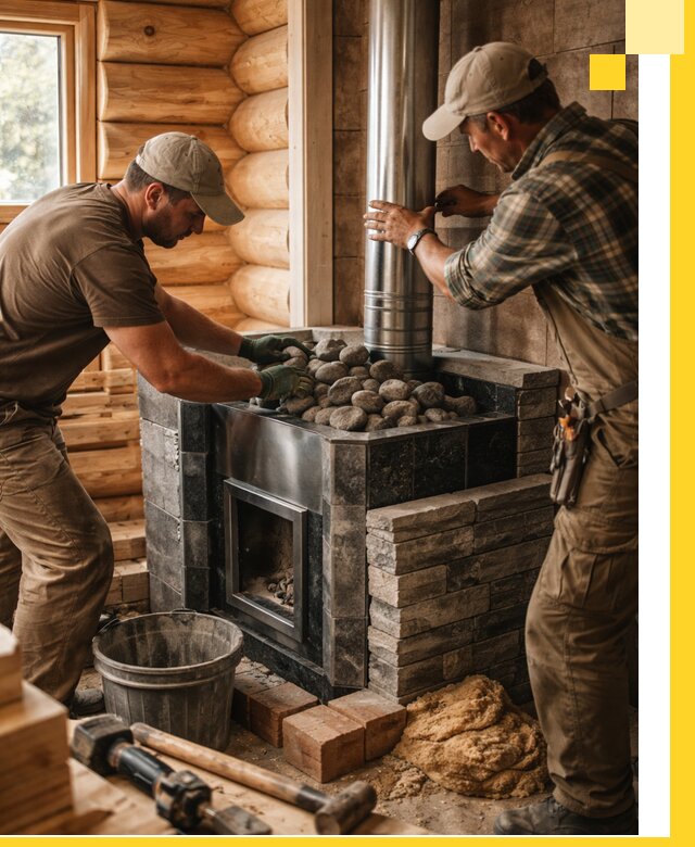 Строительство и отделка русских бань под ключ в Ртищеве