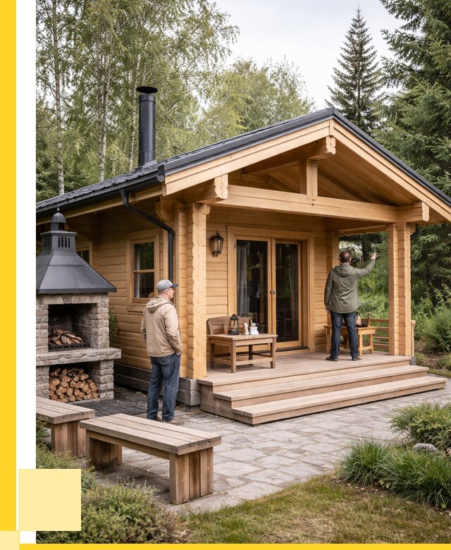 Деревянные бани под ключ в Ртищеве от 459675 р. | ЭриданРтщ