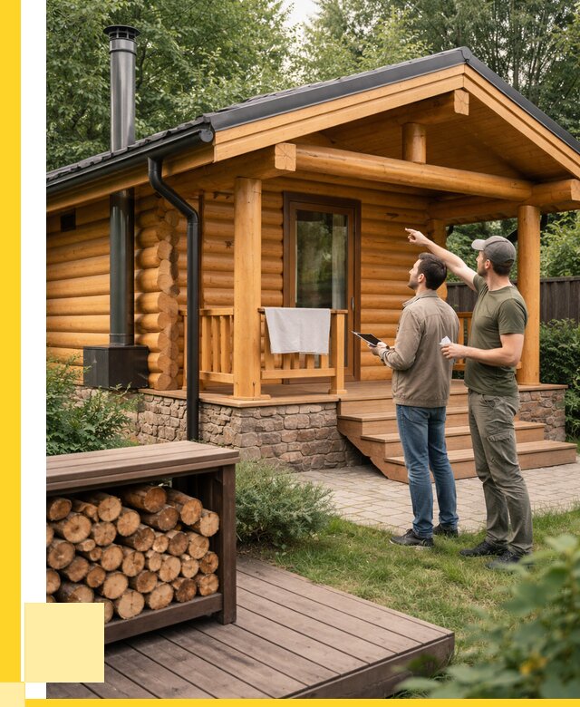 Бани для дачи под ключ в Ртищеве от 255375 р. | ЭриданРтщ