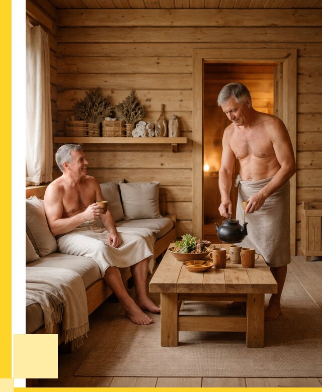 Бани с комнатой отдыха под ключ в Ртищеве от 459675 р. | ЭриданРтщ