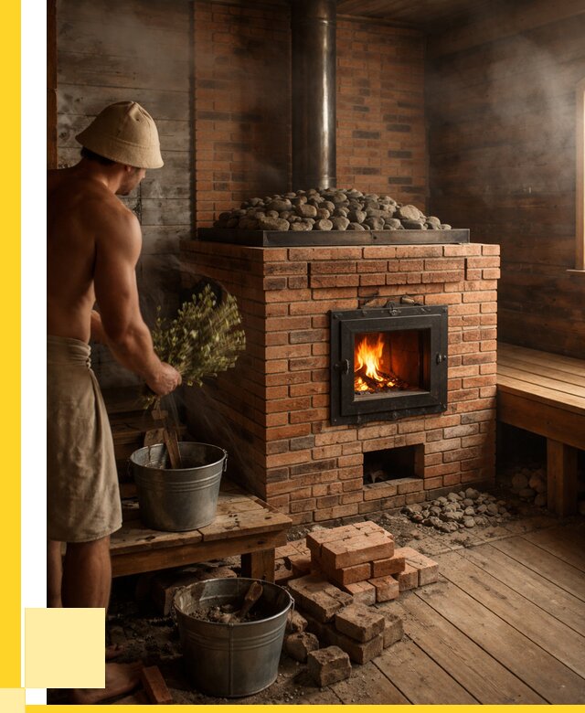 Кирпичные банные печи в Ртищеве от 91935 р. | ЭриданРтщ