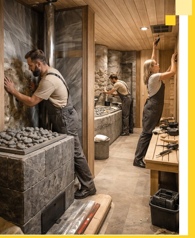 Строительство бань и SPA процедур в Ртищеве под ключ и отделкой