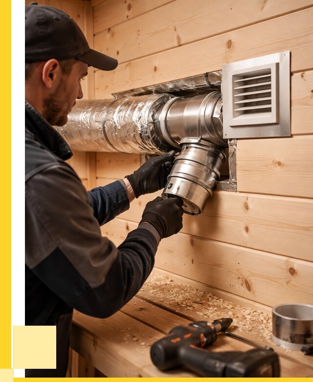 Монтаж вентиляции бани в Ртищеве от 12258 р. | ЭриданРтщ